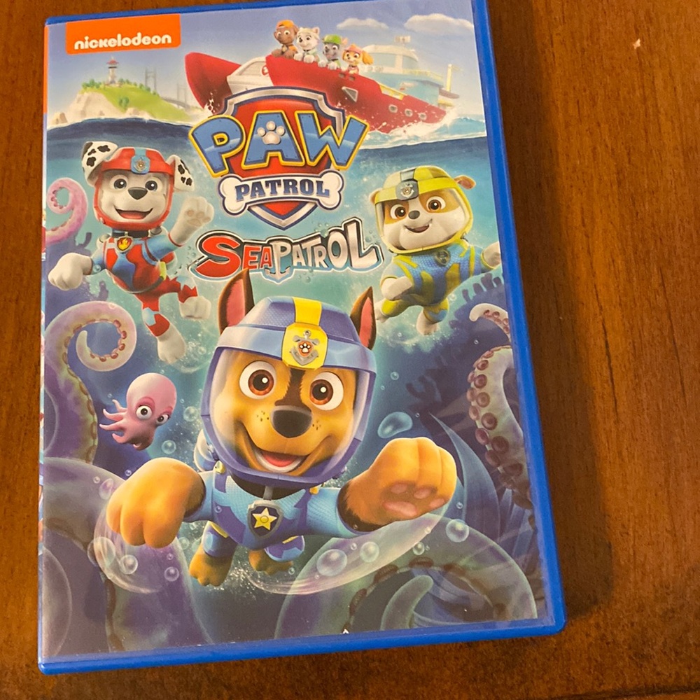 Gently used 🪸 DVD, 🐾 Paw Patrol 🐠 Sea 🦑Patrol ⚓️🌊